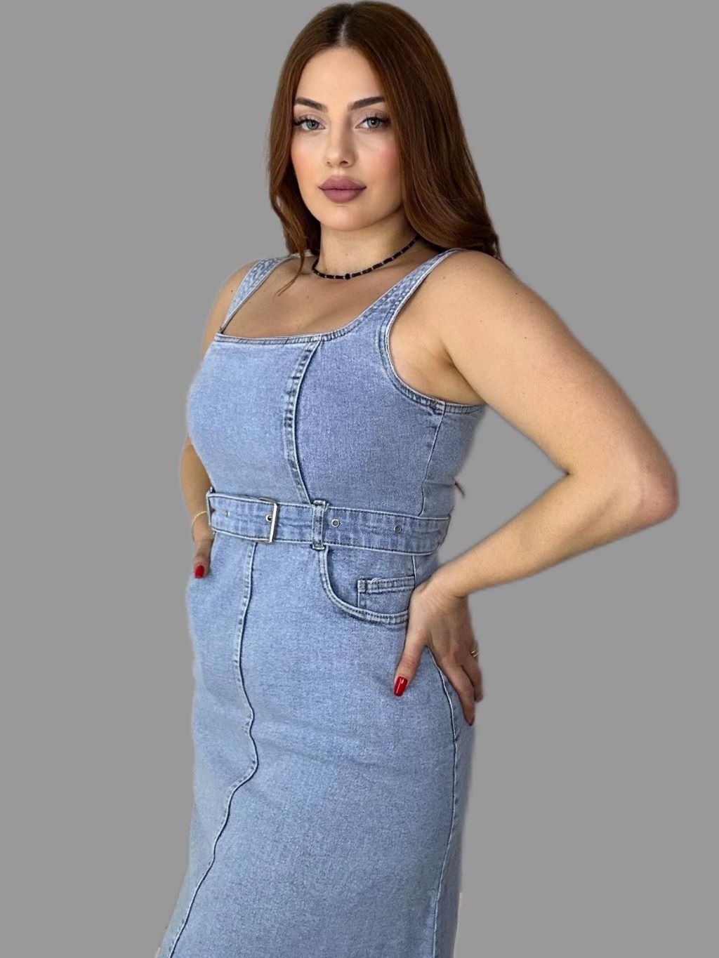 Olaya Denim Dress