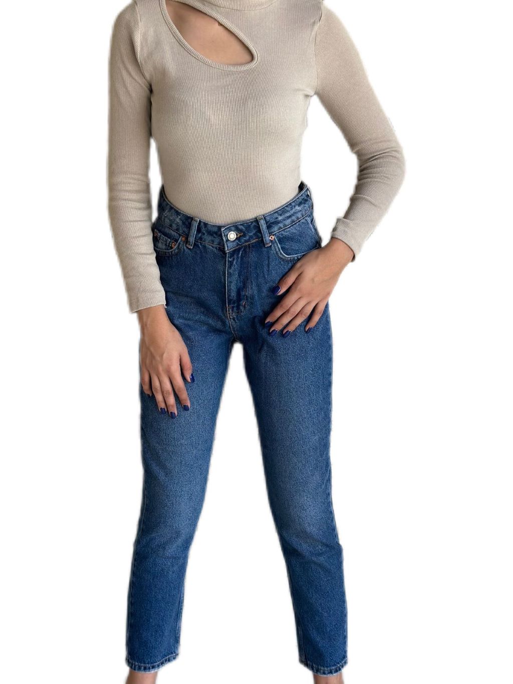 Blue Mom Jeans