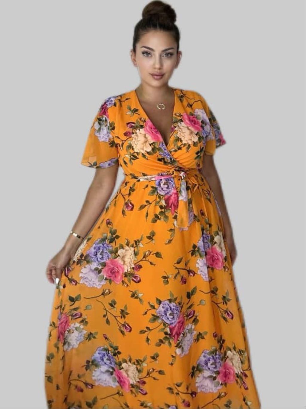 Orange Sirella Dress