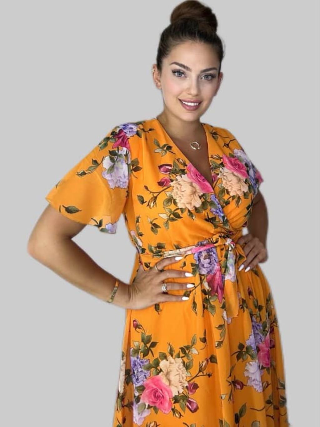 Orange Sirella Dress