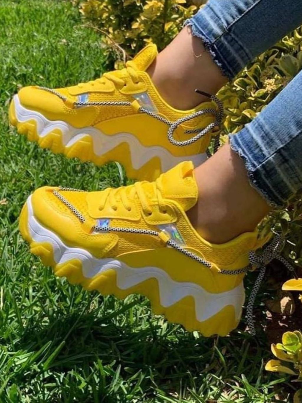 Ella Sneakers - Yellow