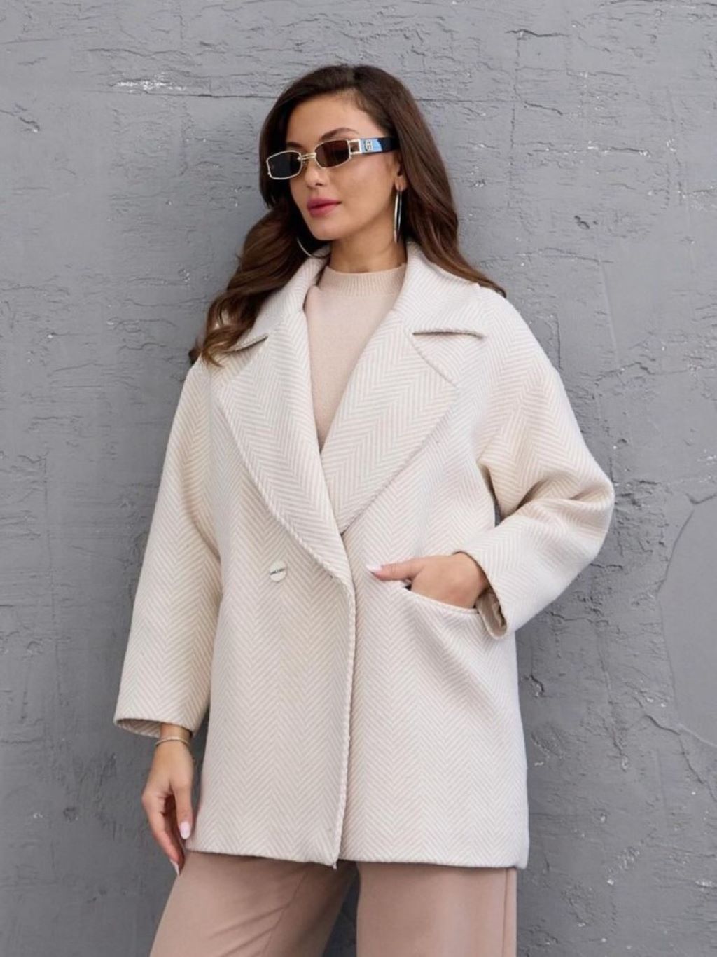 Creamy Blazer Jacket