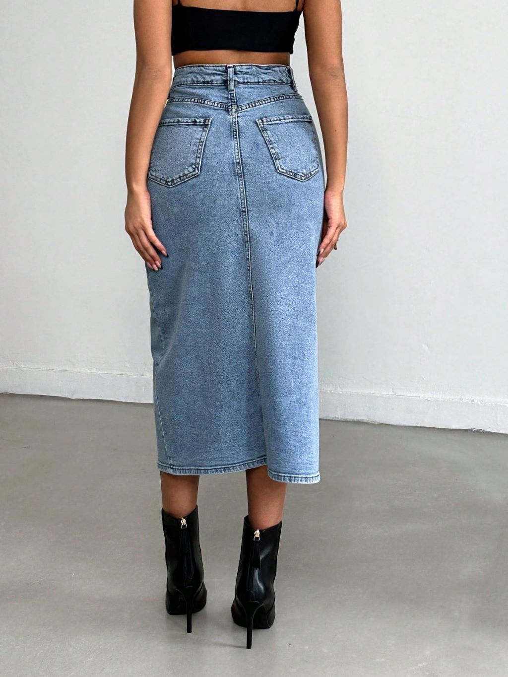 Heylie Blue Denim Skirt