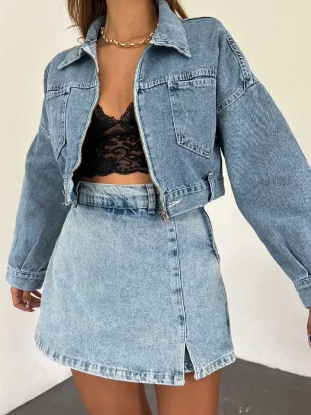 Shirly Denim Skort