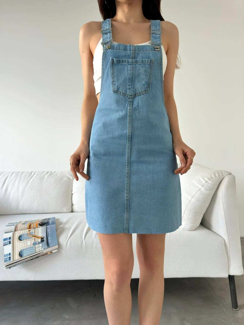 Denim Salopette