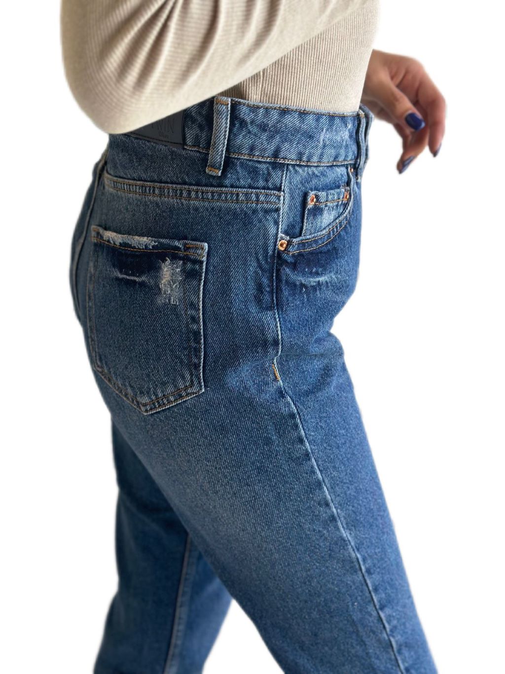 Blue Mom Jeans