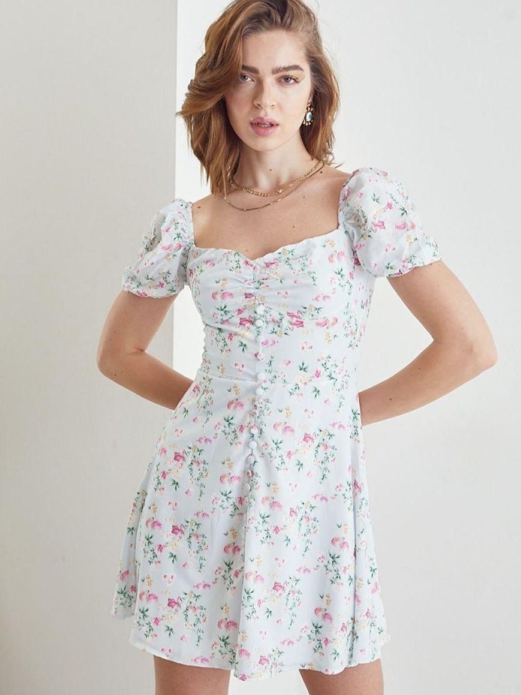 Casual Summer Floral Dress