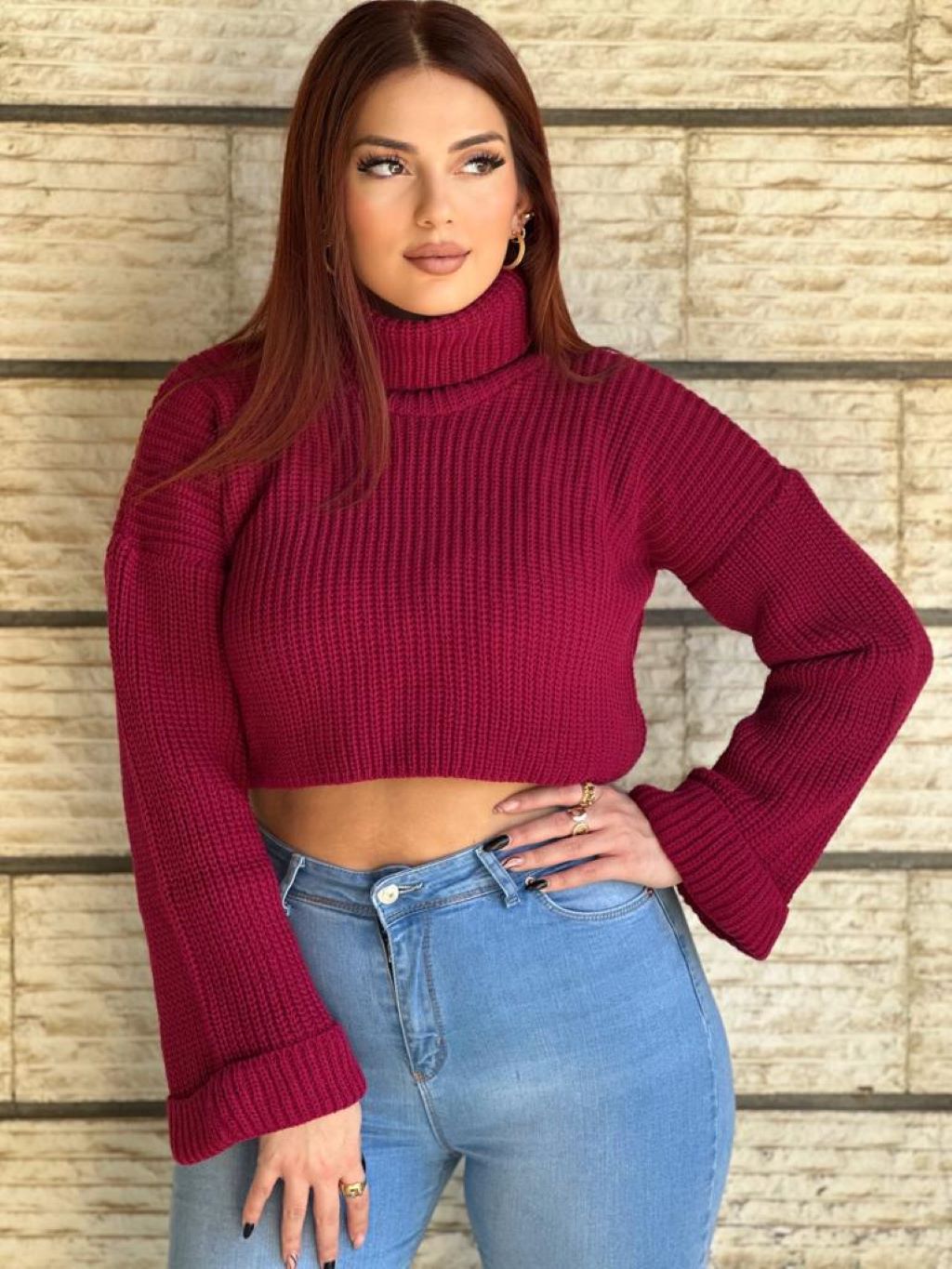 Wool Crop Sweater