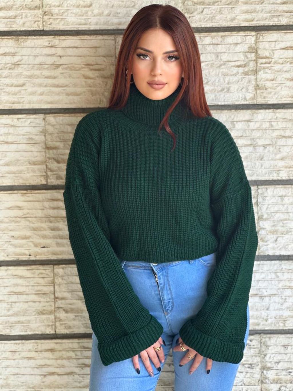 Wool Crop Sweater