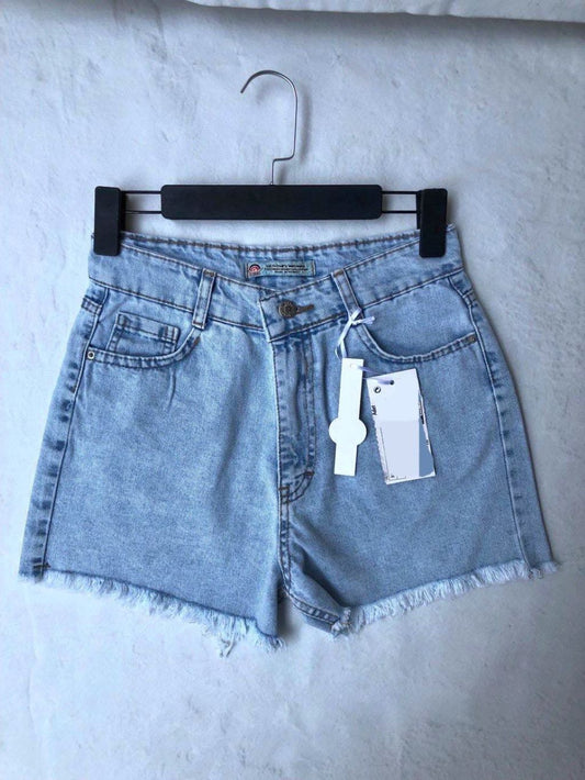 Light Blue Denim Shorts