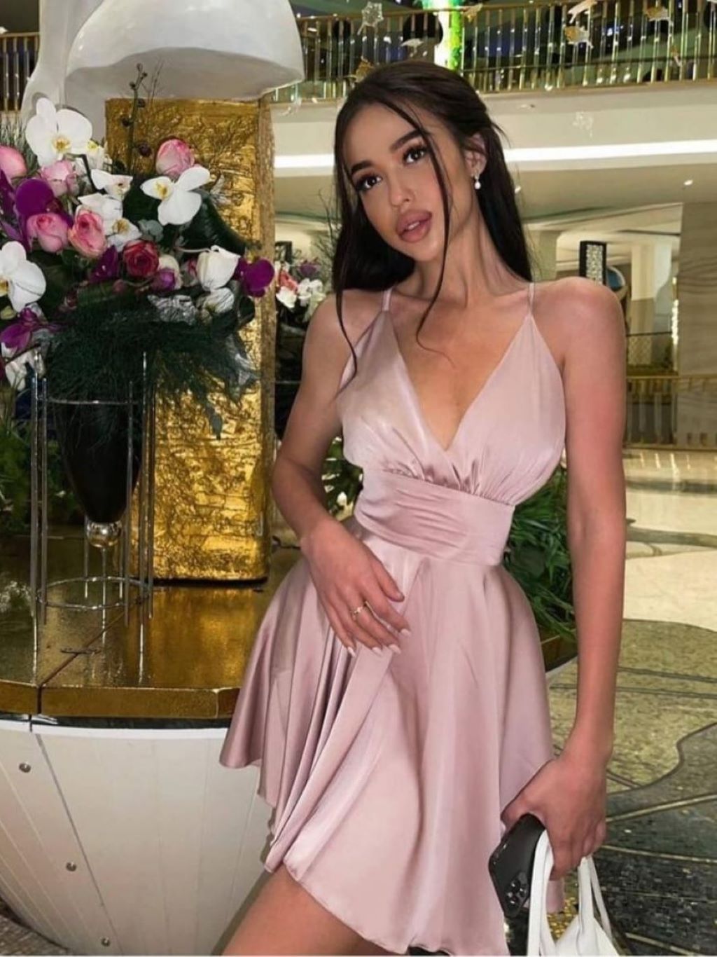 Satin Dress