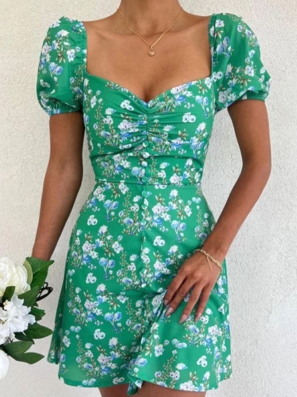 Casual Summer Floral Dress