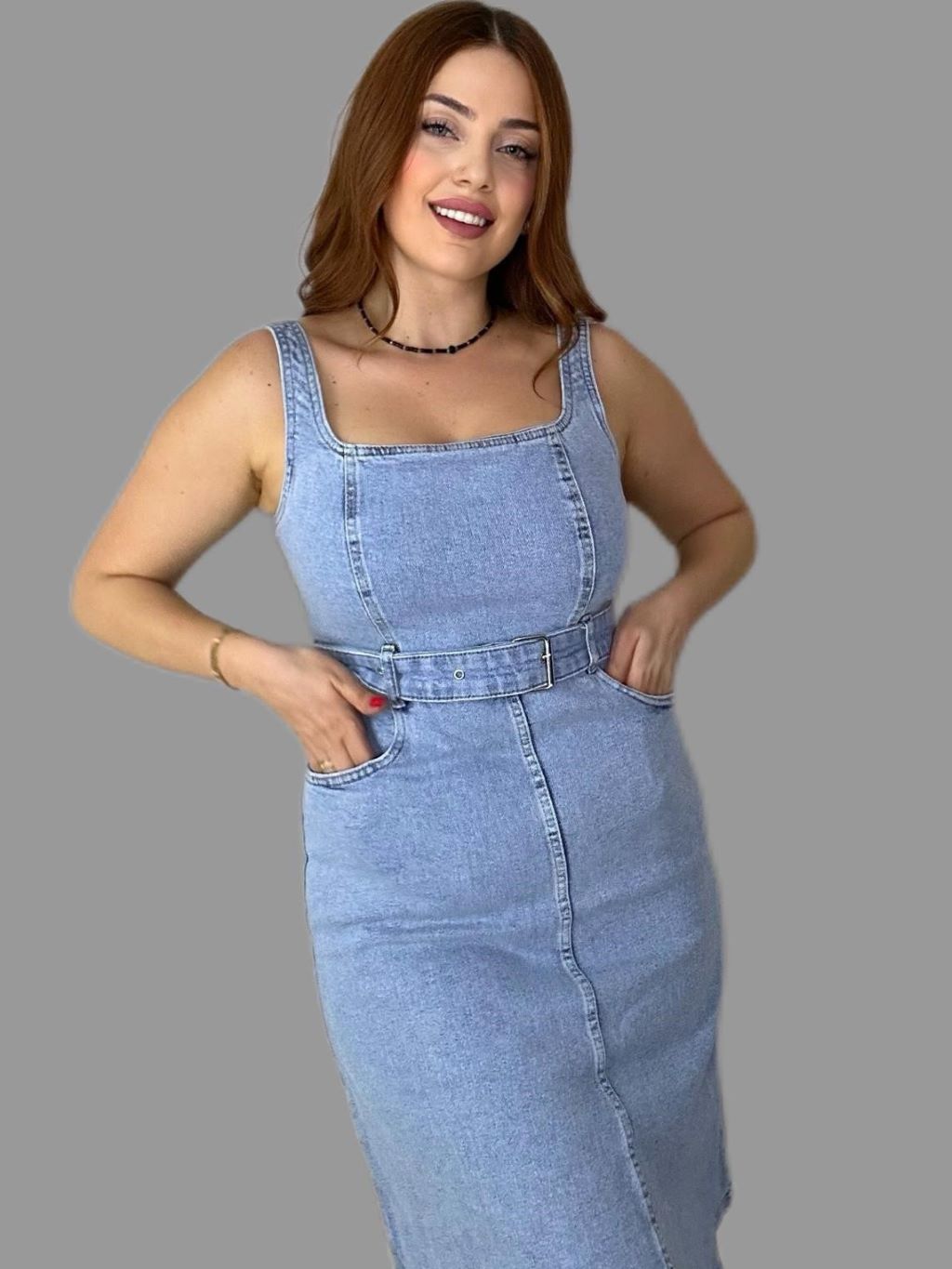Olaya Denim Dress