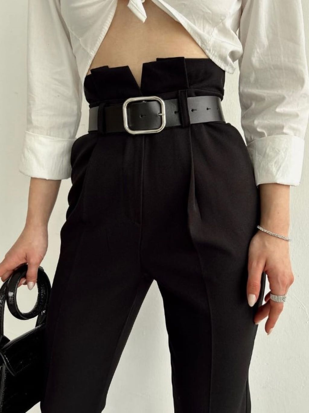 Classic Belted Pants