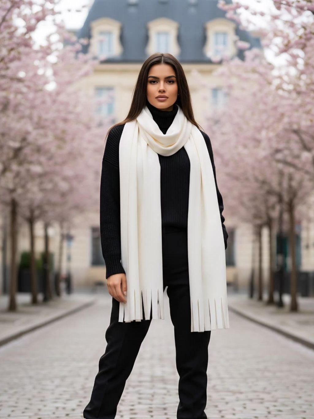 Off White Scarf