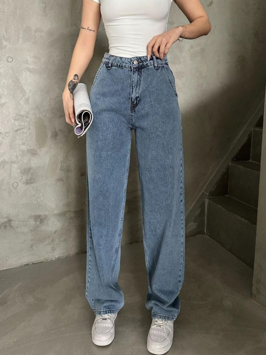 Blue Baggy Jeans