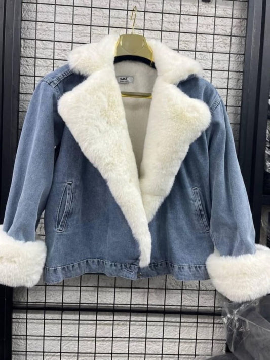 Furr Denim Jacket