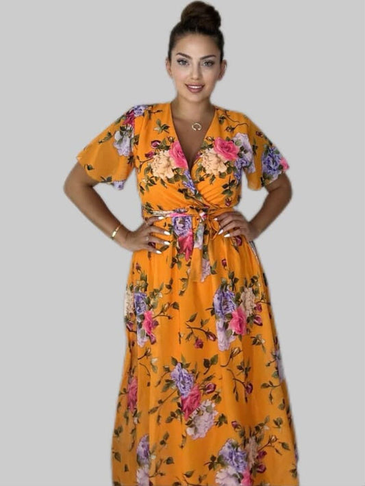 Orange Sirella Dress