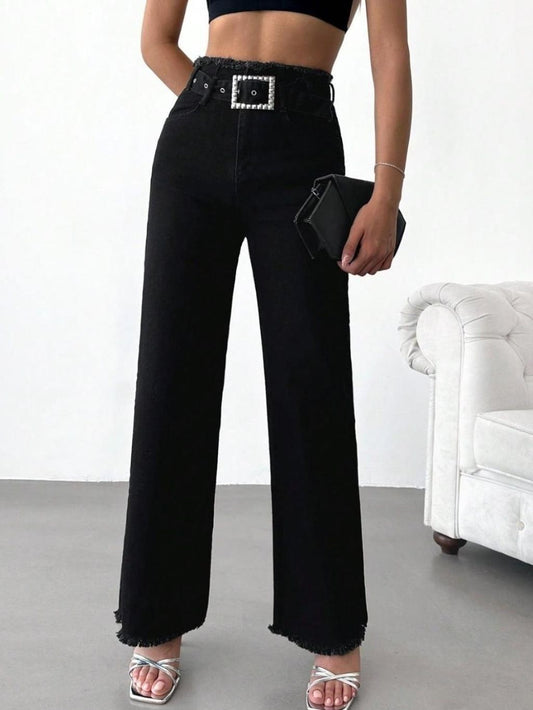 Black Wide Leg Jeans
