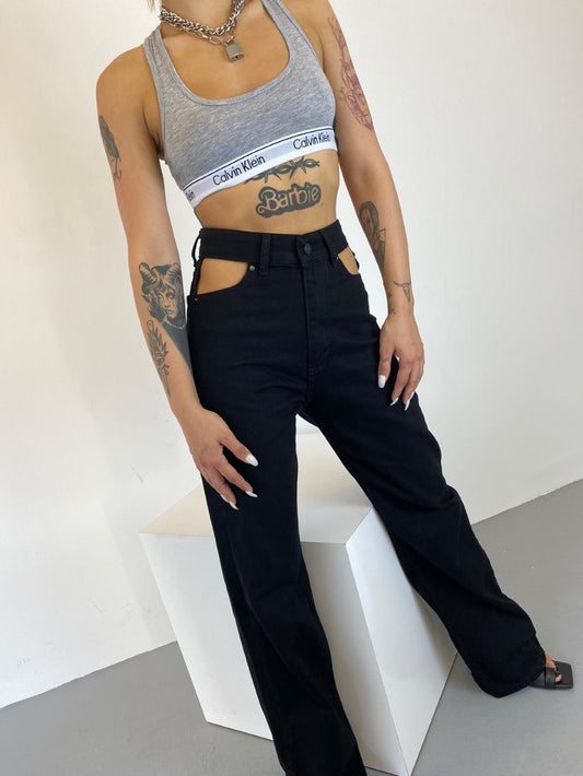 Black Wide Leg Jeans