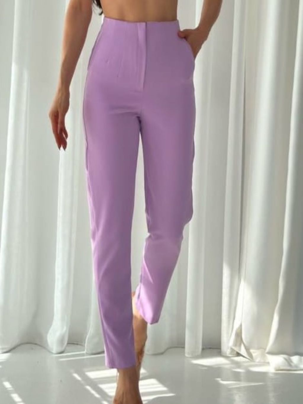 High Waist Formal Pants