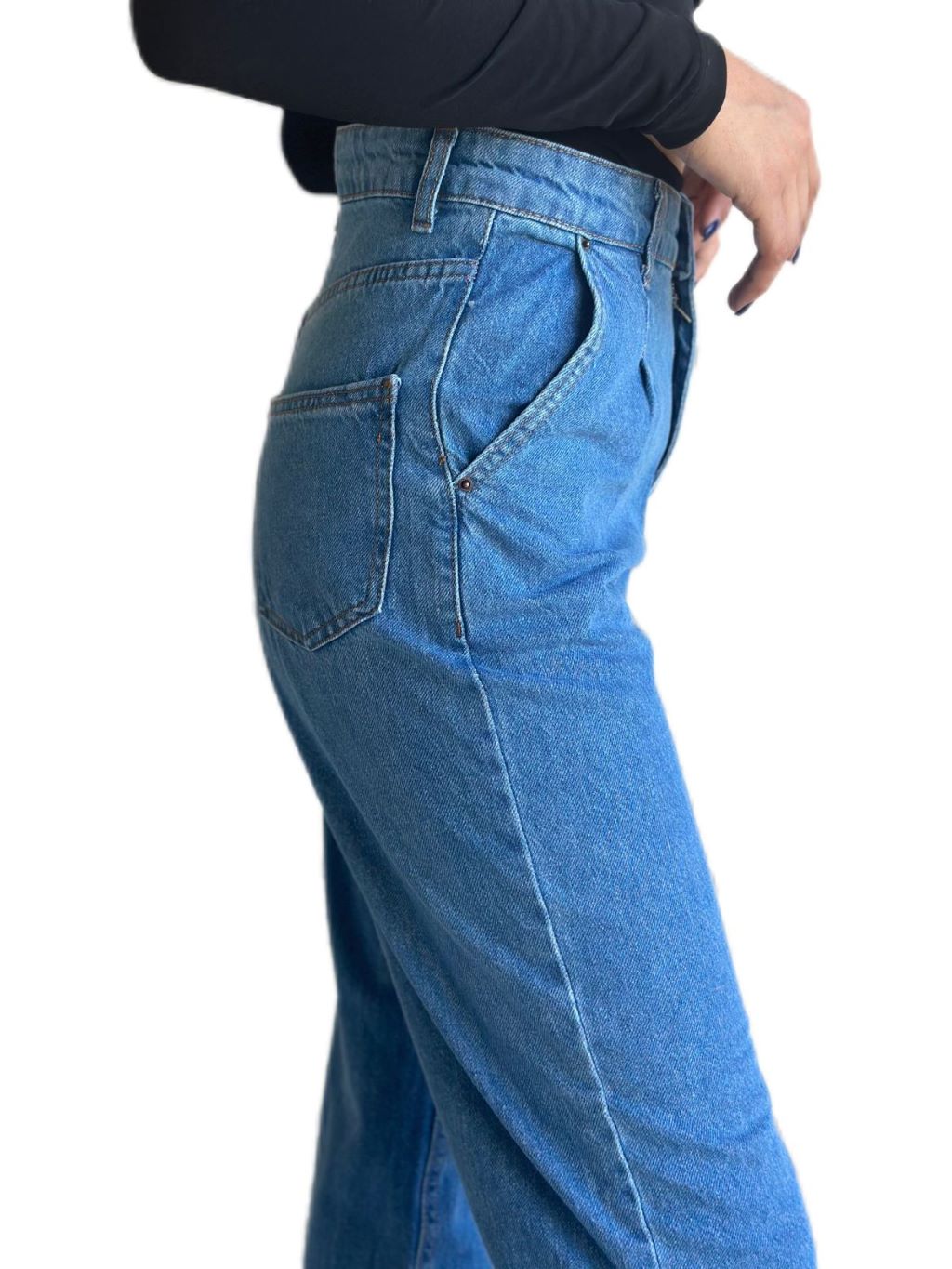 Slouchy Blue Jeans