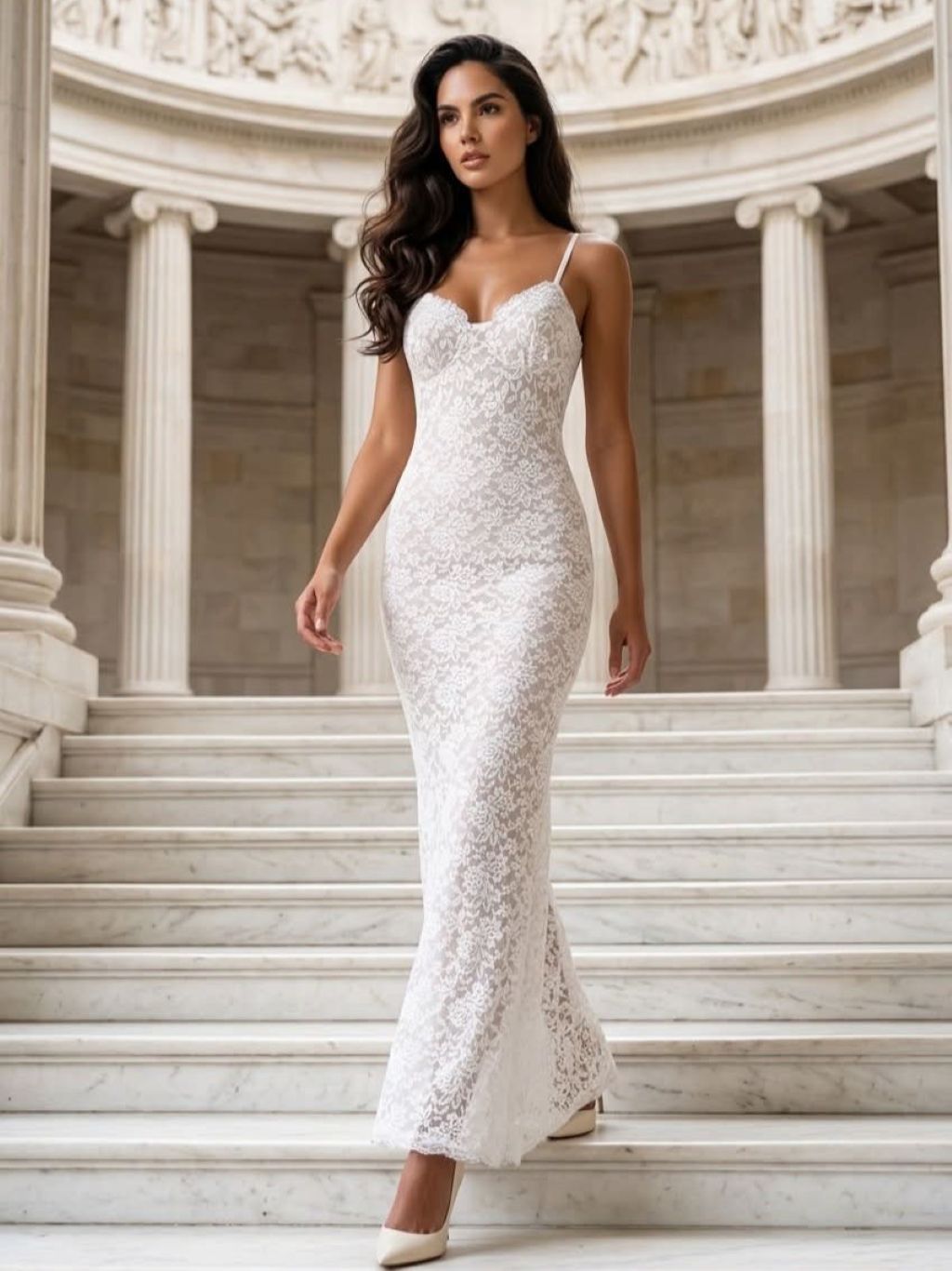 La Sirene White Dress