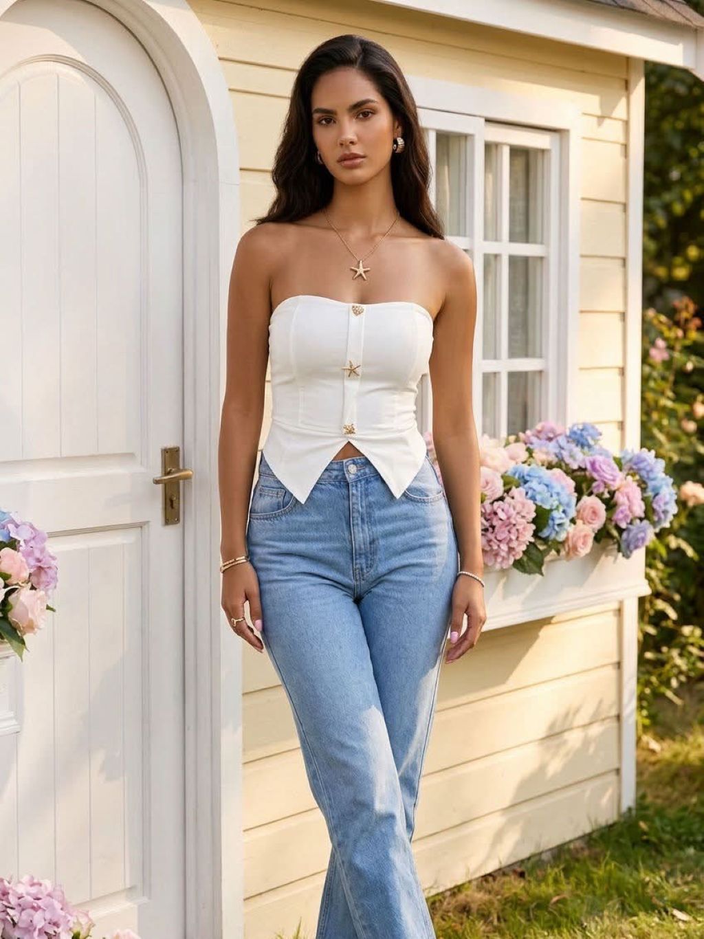 Oceanda Strapless Top