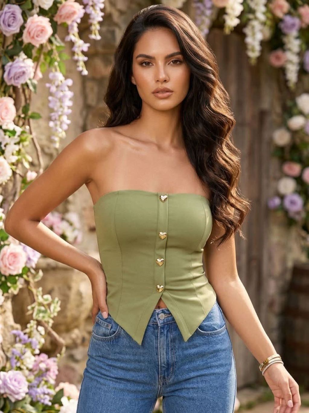 Oceanda Strapless Top