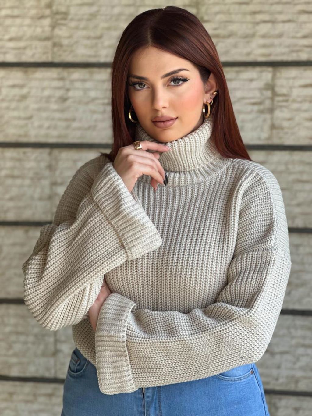 Wool Crop Sweater