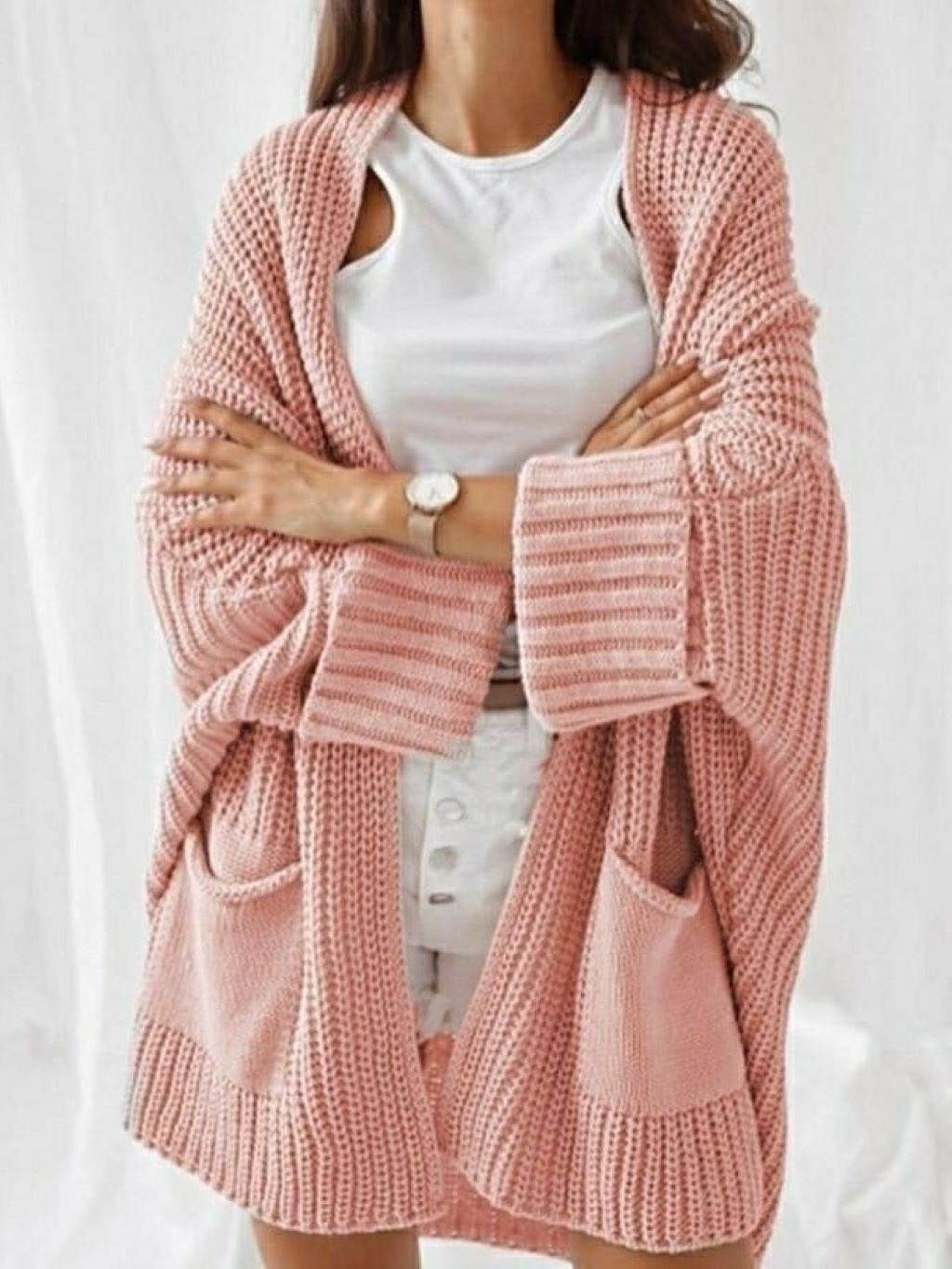 Throw Wool Cardigan