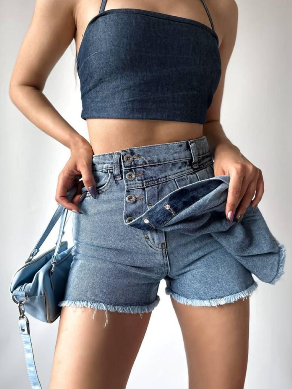 Denim Skort