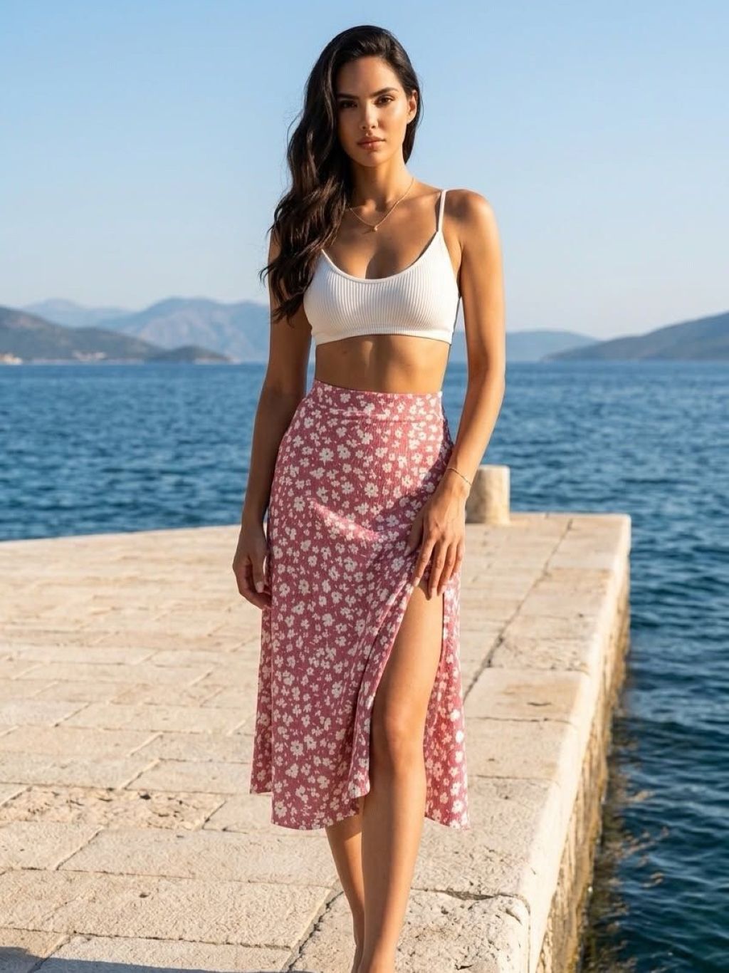 Rosy Skirt