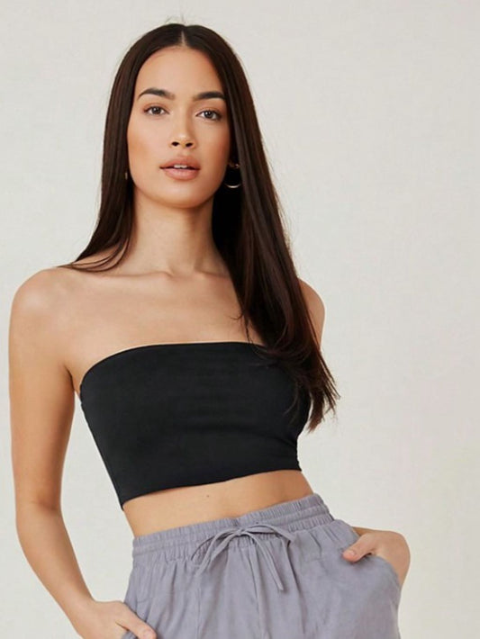 Strapless Crop Tops