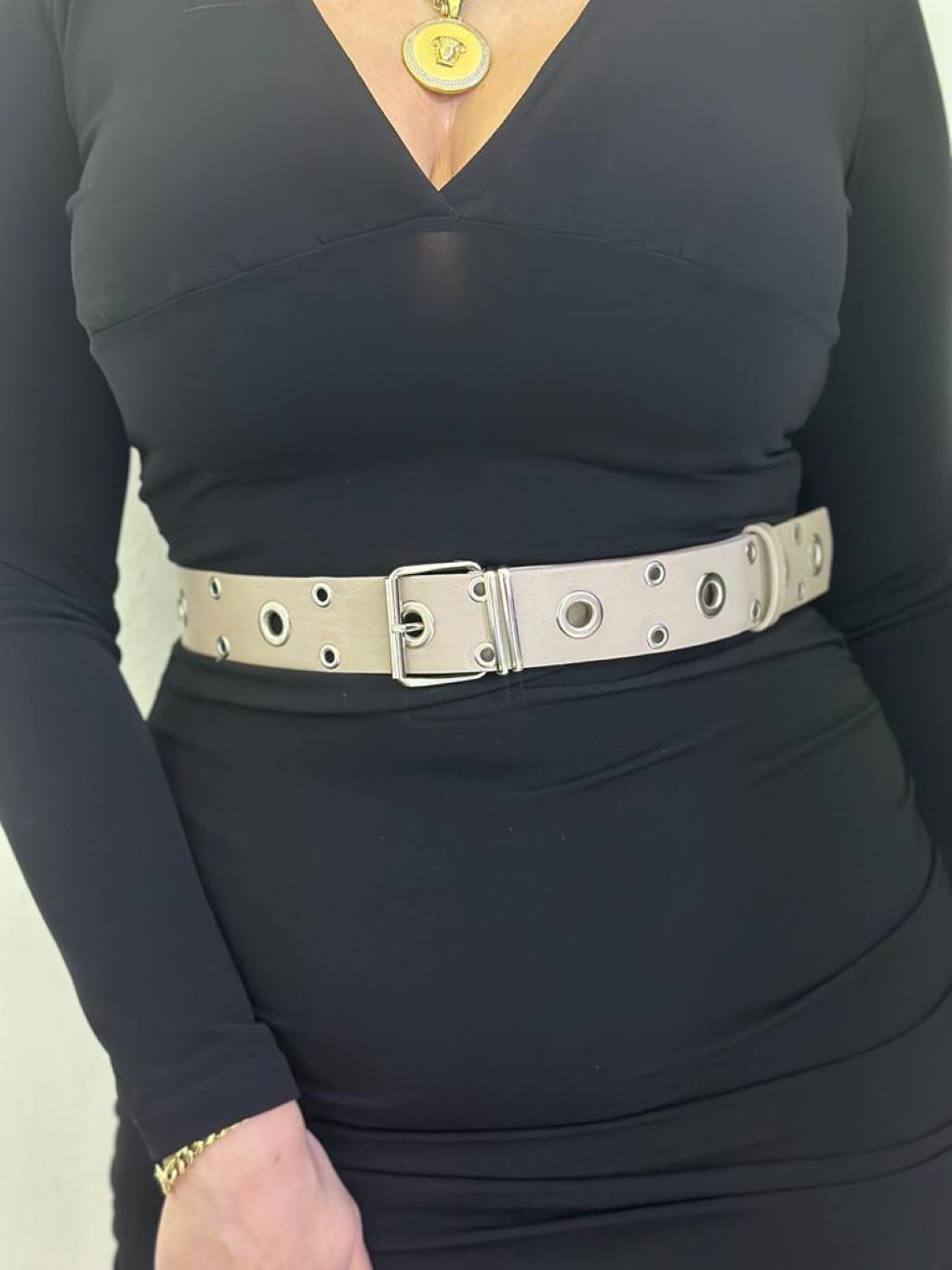 Belt With Silver Rings