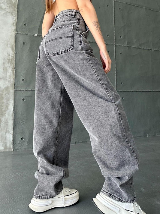 Grey Baggy Jeans