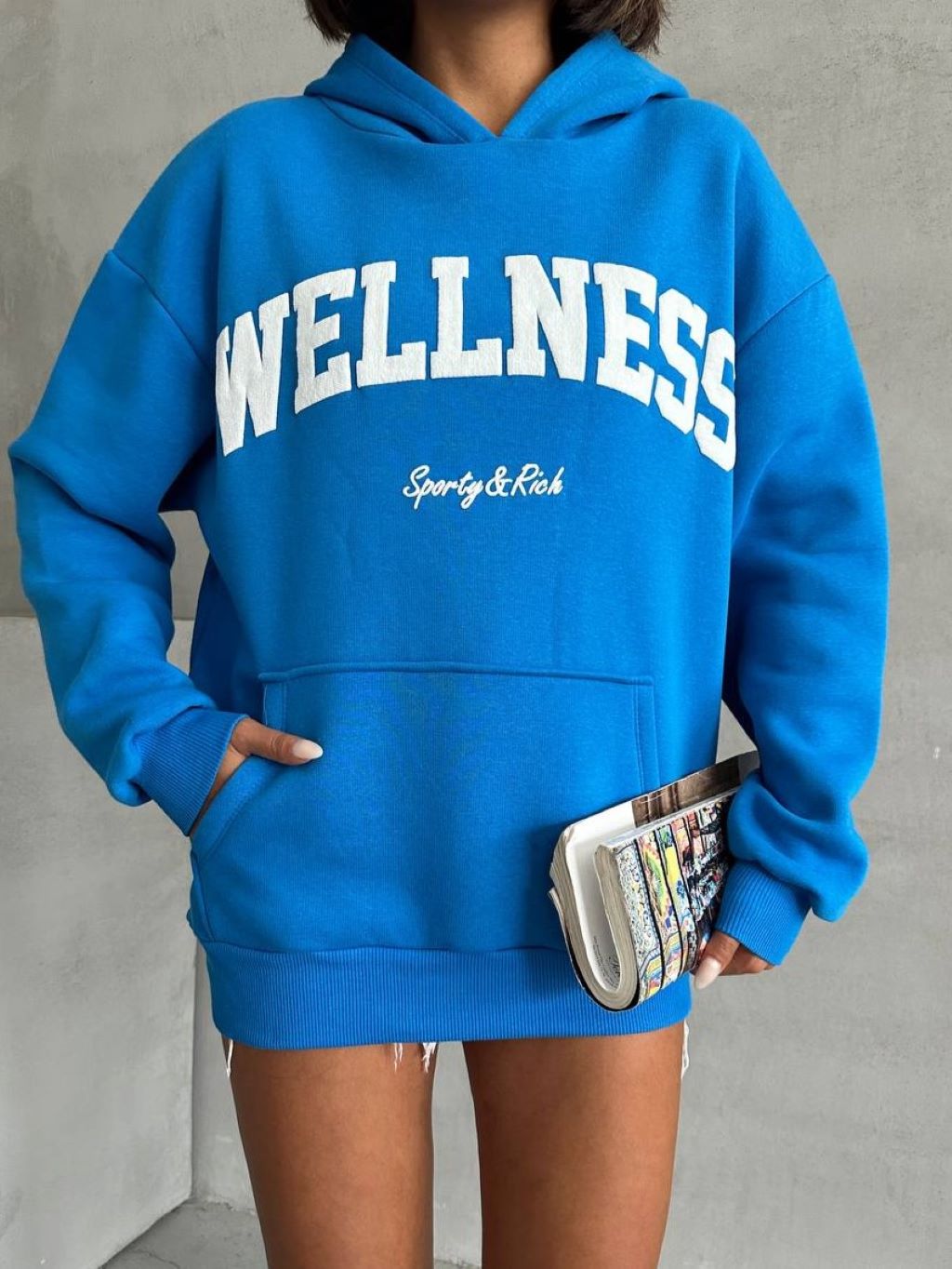 Blue Wellness Hoodie