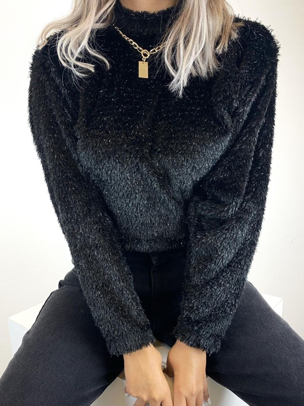 Faux-Fur Sweater