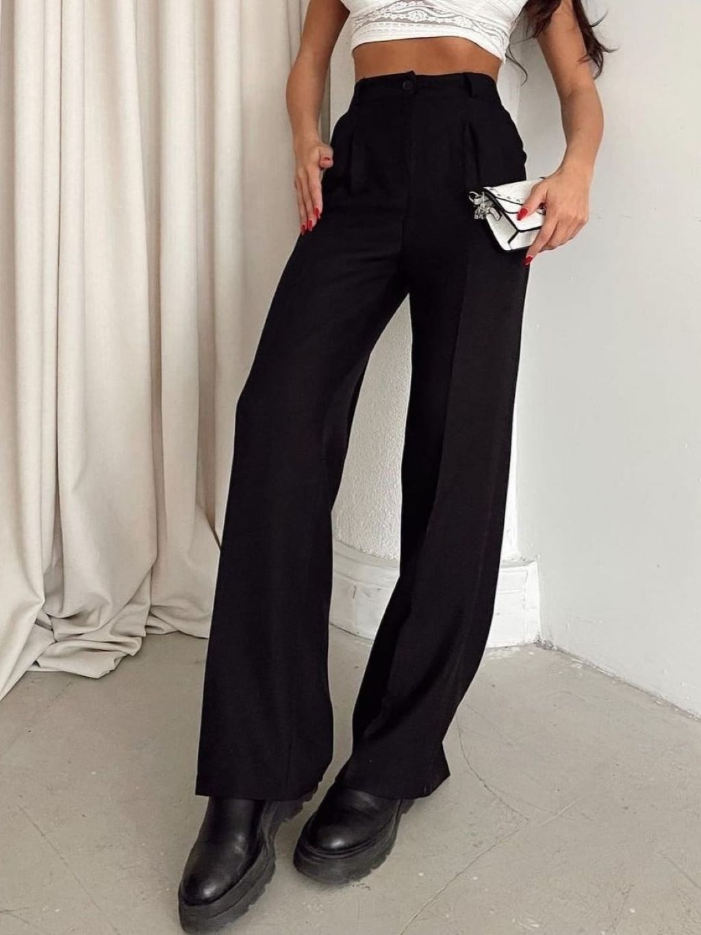 Straight Cut Formal Pants