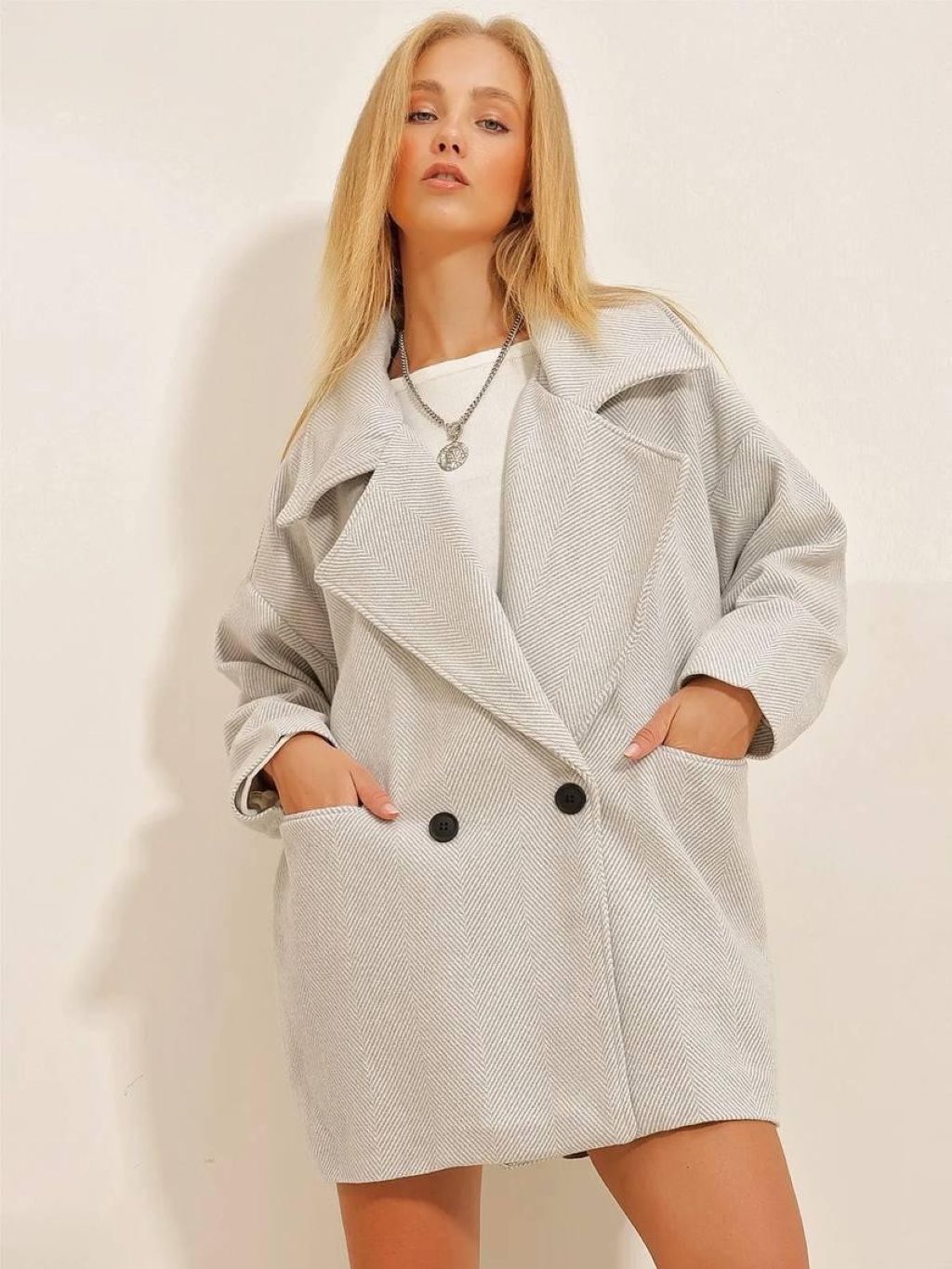 Grey Jury Coat