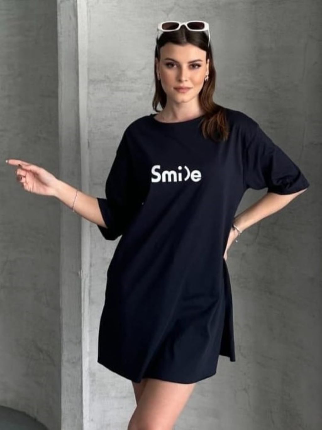 Smile Oversized T-Shirts