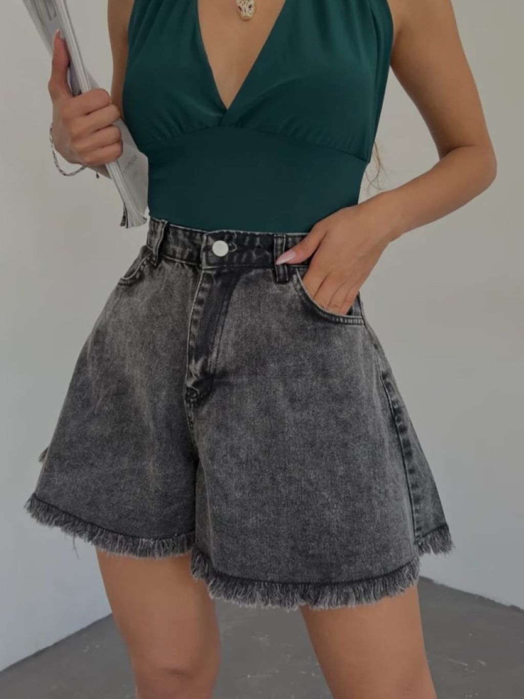 Ivy Grey Shorts