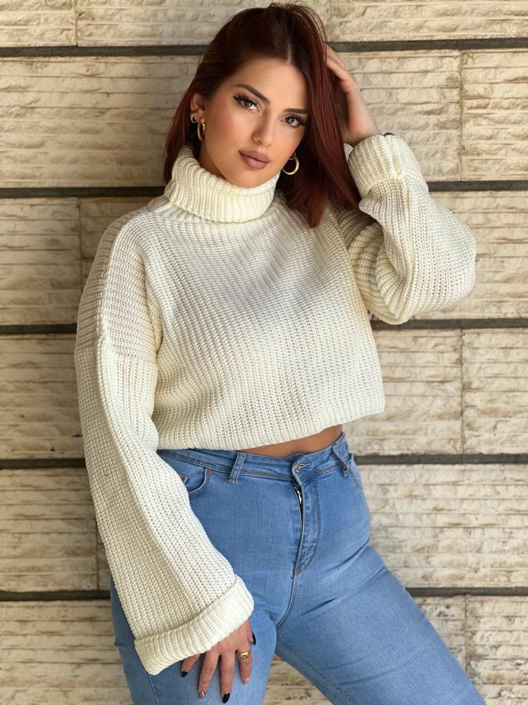 Wool Crop Sweater