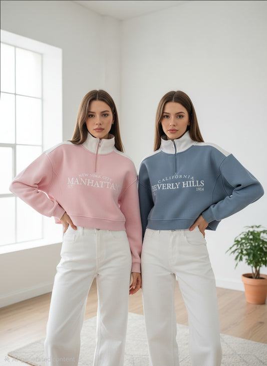 California Crop Hoodie